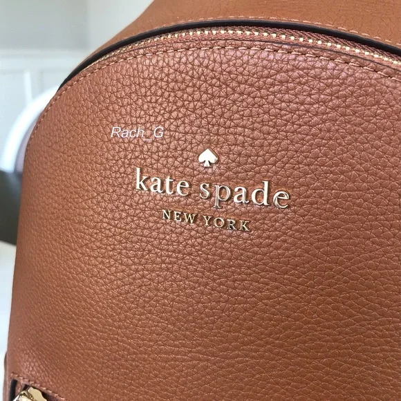 Kate Spade Leila Medium Dome Pebbled Leather Backpack - Picture 6 of 10